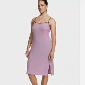 Victoria’s Secret Modal Ribbed Midi Slip Dress Nightgown (size M)
